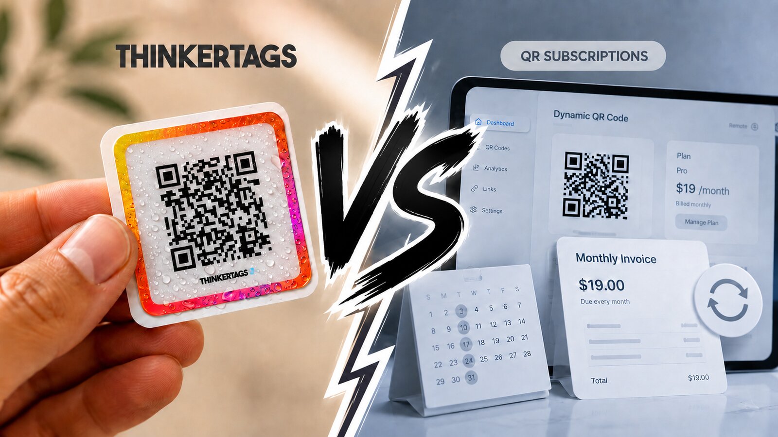 Combien coûtent les QR codes dynamiques en 2026 : autocollants vs abonnements
