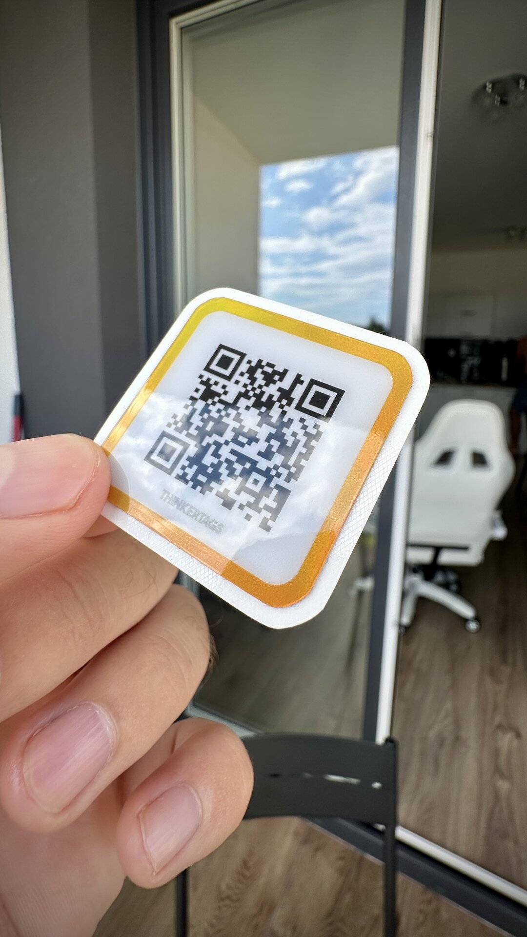 Autocollants QR Thinkertag