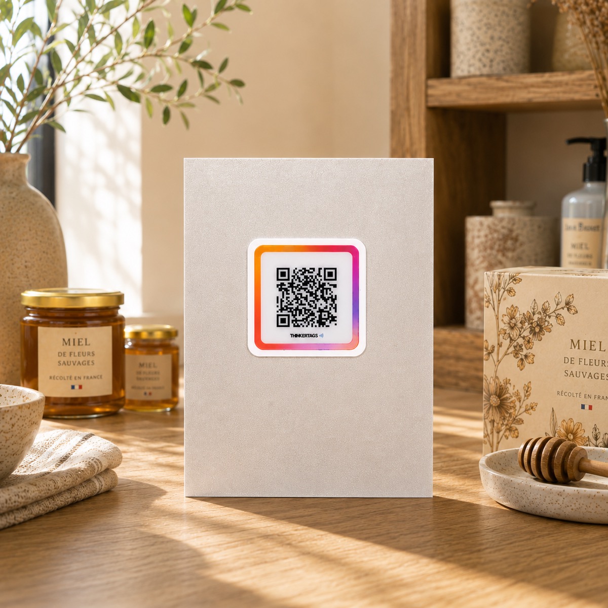 Opale de Feu — Autocollants QR Code