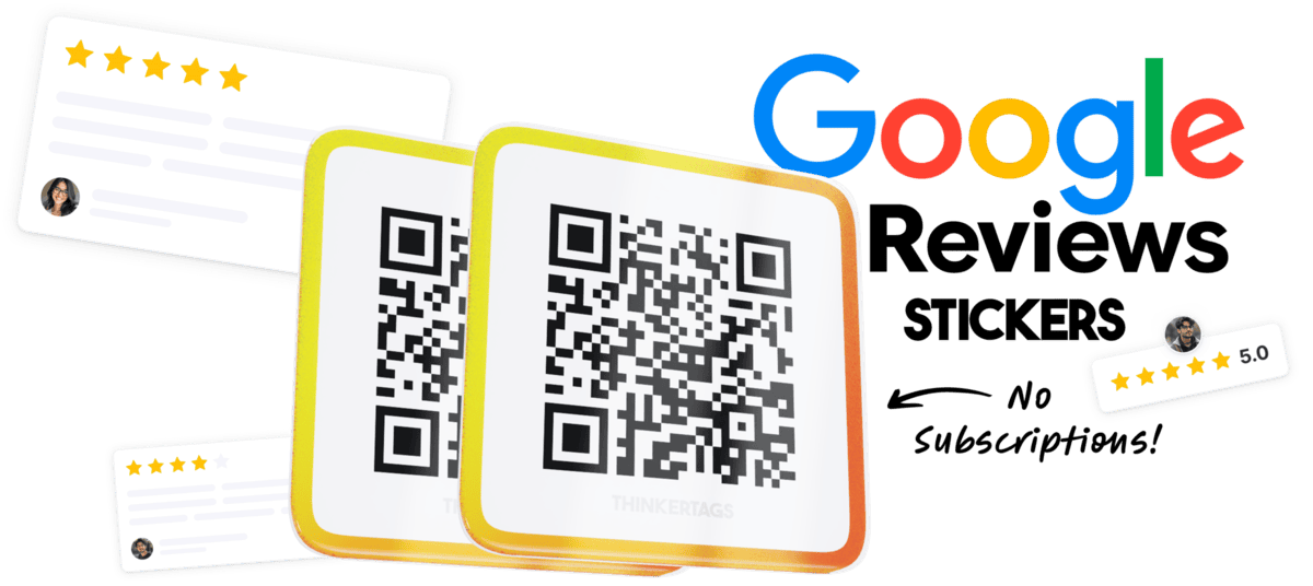 Stickers QR code avis Google Thinkertags